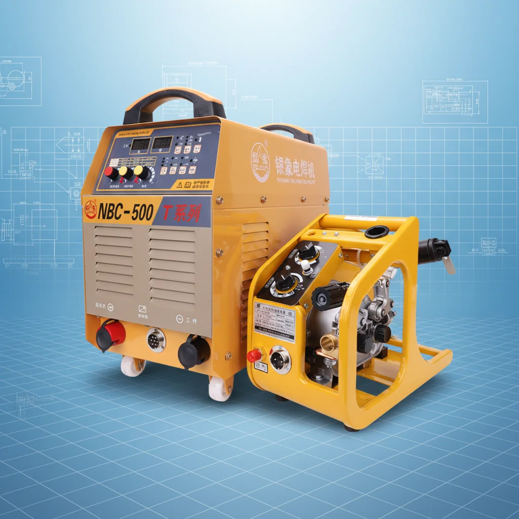 HD Dual-Screen Digital Display Welder Waterproof Outdoor Welding Machine for Heavy Bridges and Steel Structure
