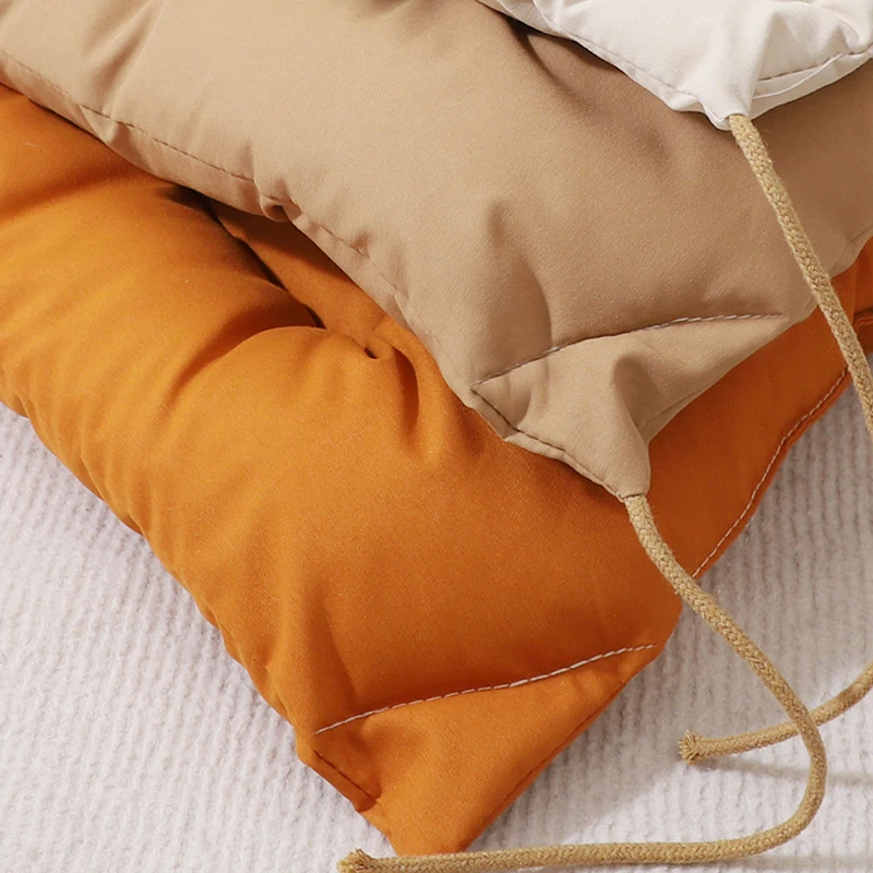 الشتاء أفخم سرير الحيوانات الأليفة INS الكورية نمط سميكة وسادة مريحة حصيرة للكلاب الصغيرة القطط مثل المالطية قابل للغسل قفص وسادة عش المنزل #5