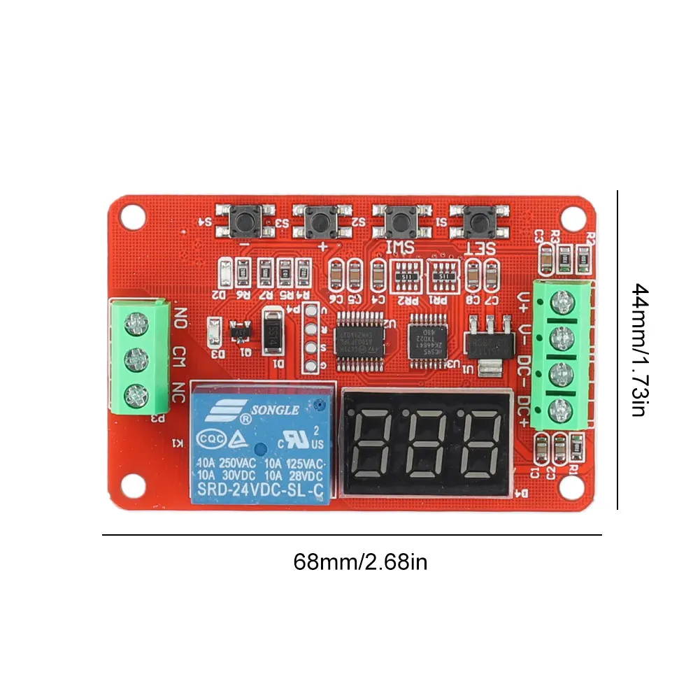 DVB01 Display digitale comparatore di tensione della finestra DC 5V 12V 24V misurazione della tensione modulo di protezione del Monitor di scarica