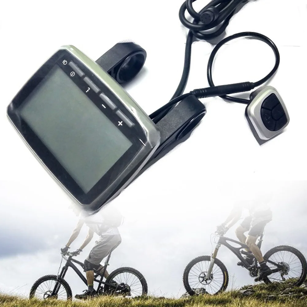 جديد عملي مفيد VLCD5 عرض TS-VLCD5-6PIN ABS ملحق أسود محرك مركزي 1 قطعة 6PIN للدراجات الكهربائية