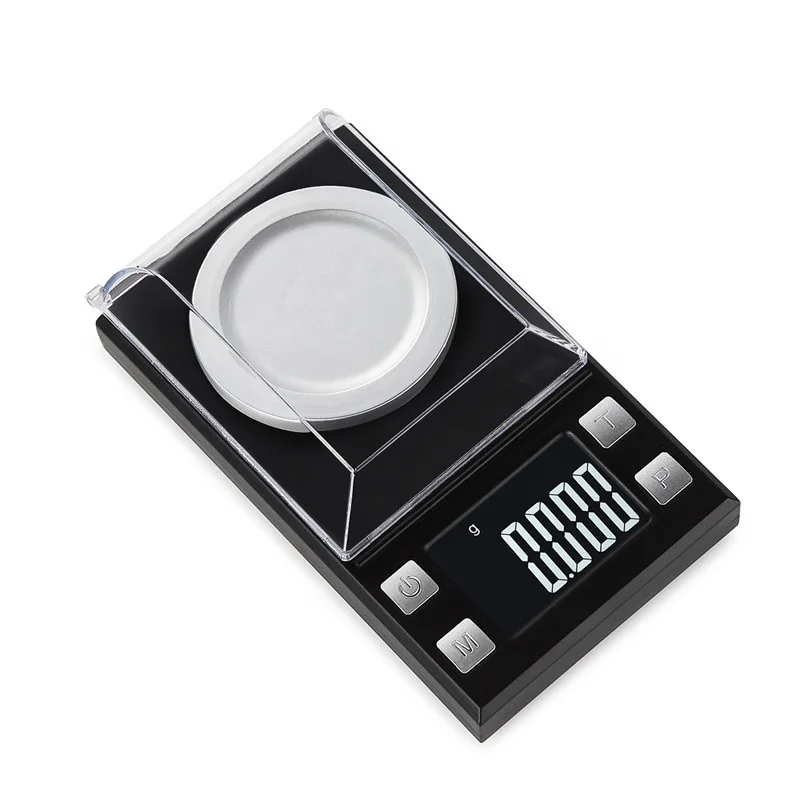 Báscula Digital LCD, balanza electrónica de precisión de 0,001g, balanza de joyería de diamantes de gramos de oro, balanza de pesaje para alimentos y cocina