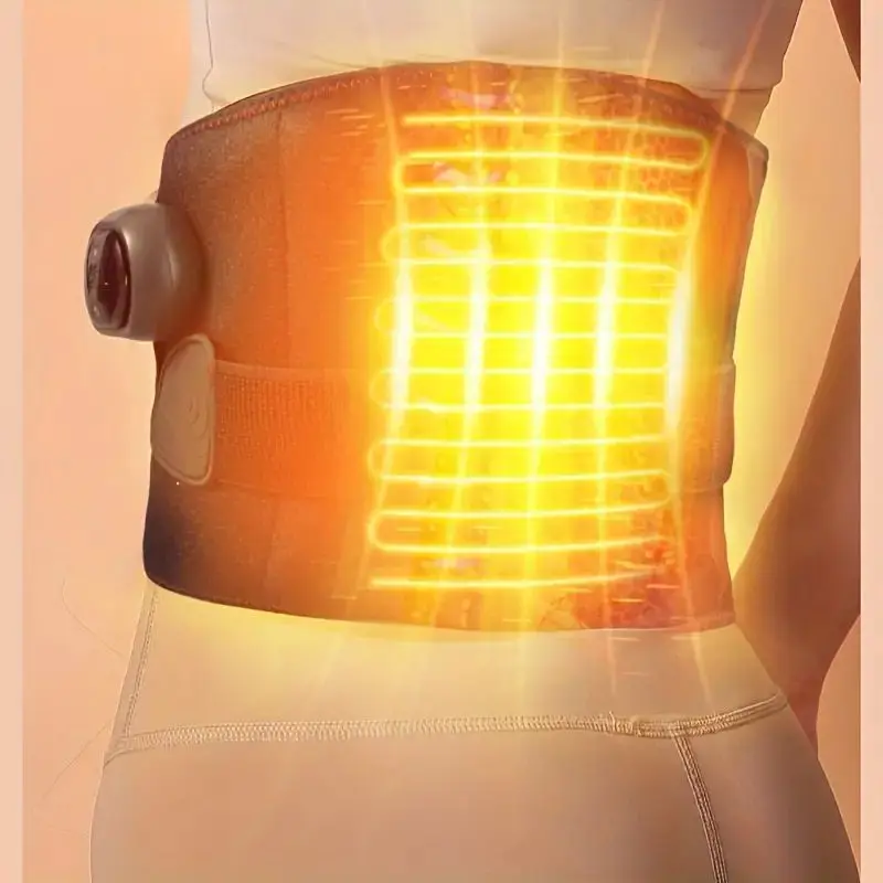 Portable Heat Massage Waist Brace Waist Support Belt Waist Massager Electric Lumbar Heating Belt