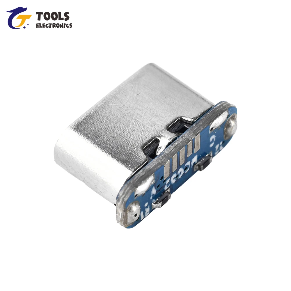 

Micro USB to Type-C Adapter Board Dual Function Charging Data Transfer DIY Modification Accessory for Device Upgrade