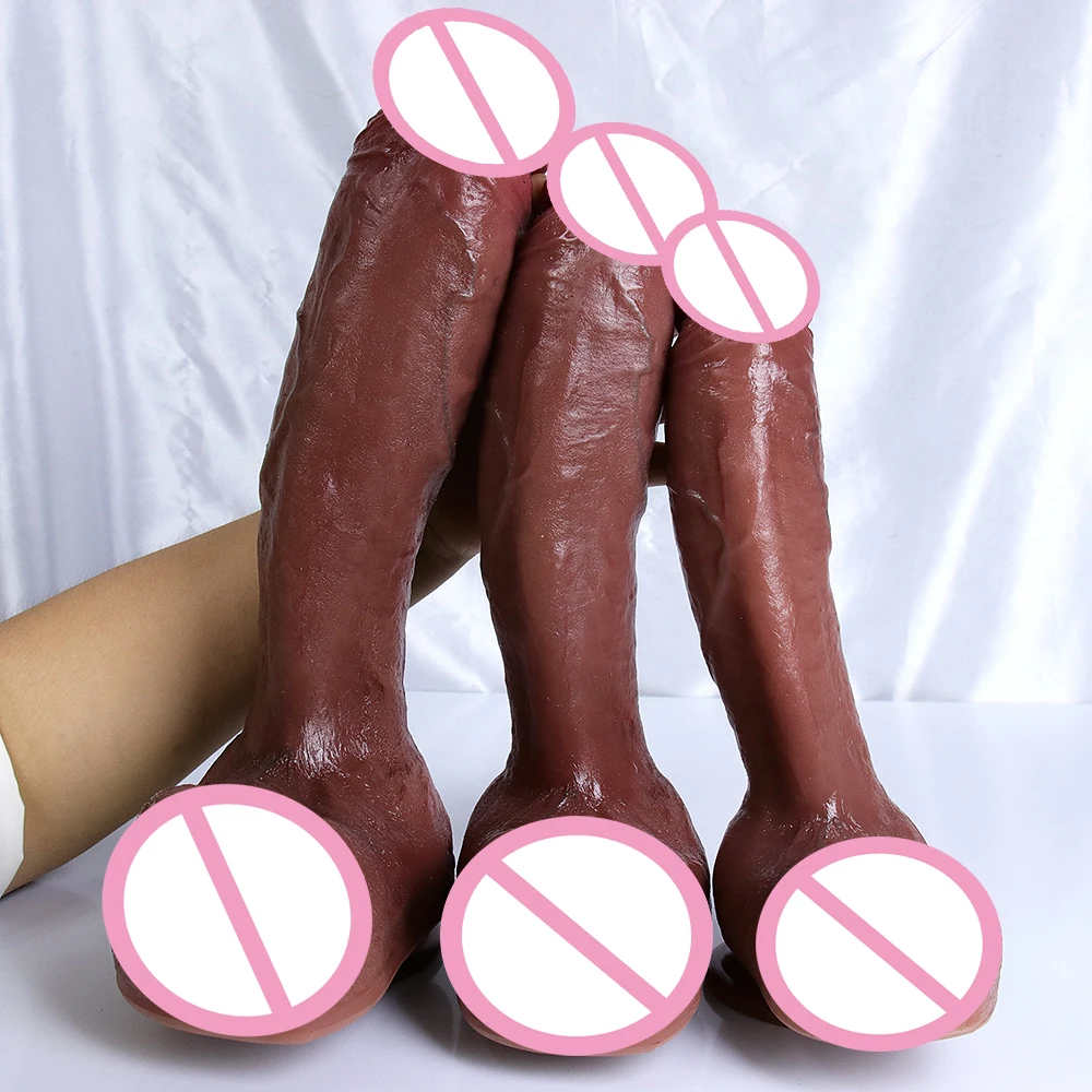 Sexy Dildo Black person for Women Wear large size Anal Plug Vaginal G-spot Stimulation Strapon Penis Adult Sex Toys Dildos 18+