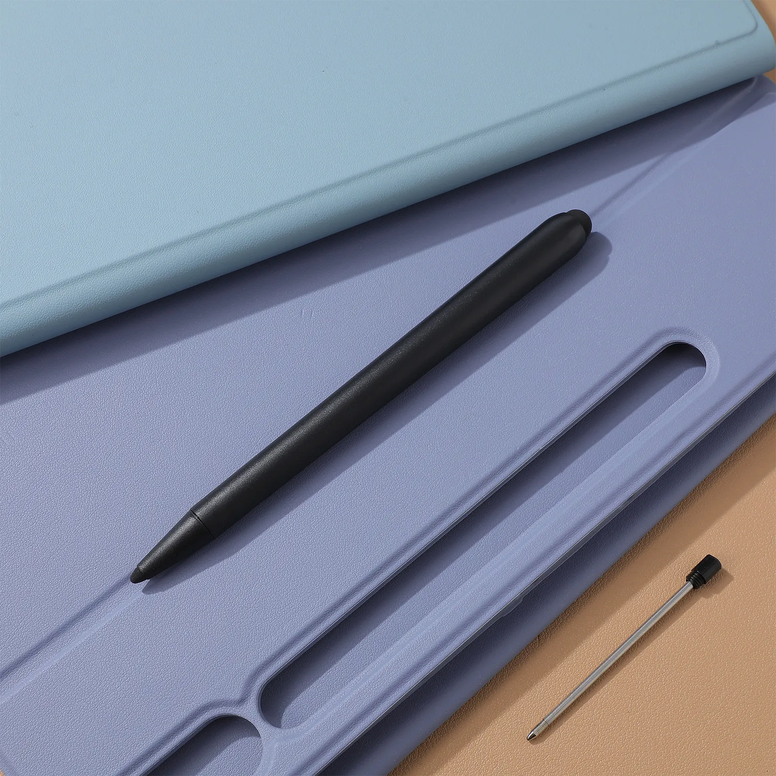 2Pcs ABS Material Stylus Pen Dual-Tip Touch Screen Pen for Interactive Whiteboard Teaching All-in-One Machine Screen Touch Pens
