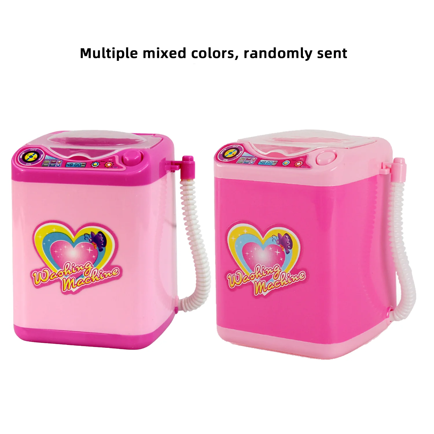 Washing Machine Toy Mini Electric Makeup Brush Cleaner Automatic Cleaning Washing Machine Play Home Toy Washing Machine