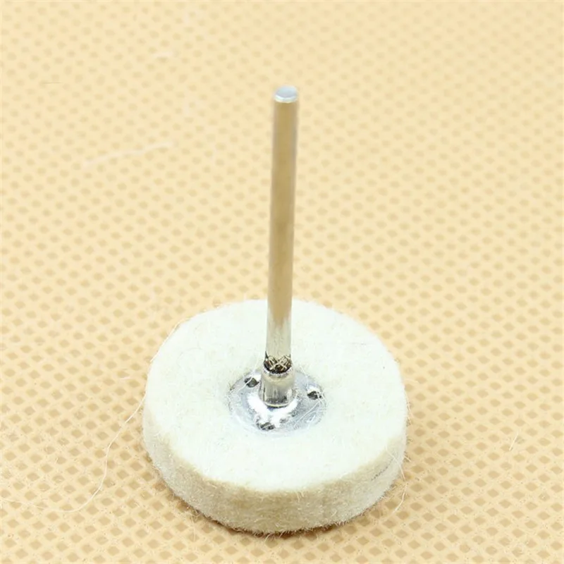 10pcs Dental Polishing Wheel Wool Cloth Cotton Teeth Polisher Prophy Brushes Polishers for low speed straight handpiece 2.35mm