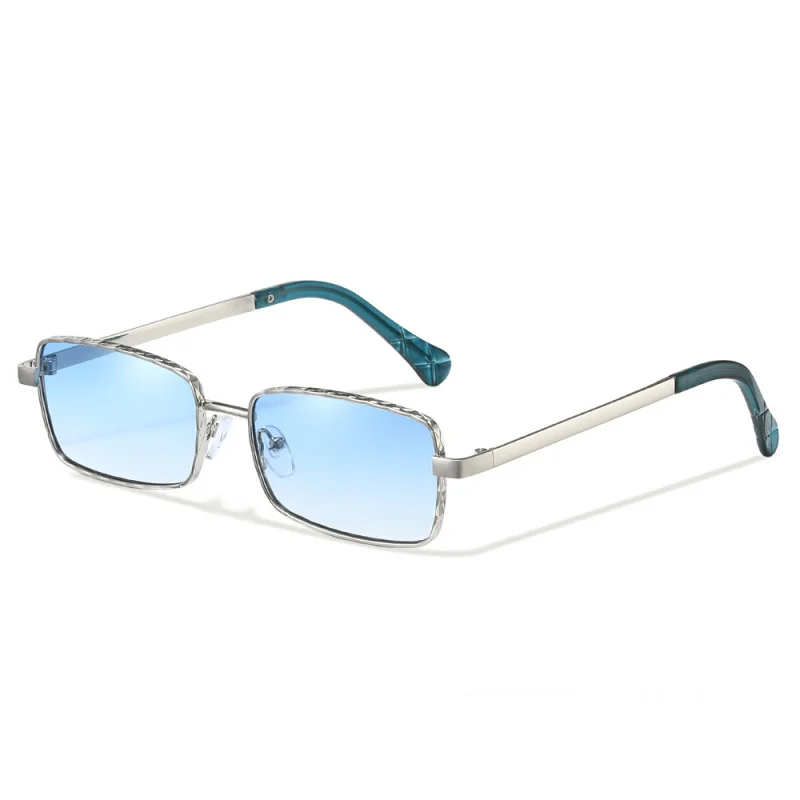 2026 Neue Luxusmarken-Rechteck-Sonnenbrille für Damen mit Kleinen Rahmen, Modische Gleiche Stile, Beliebte Blogger-Brillen