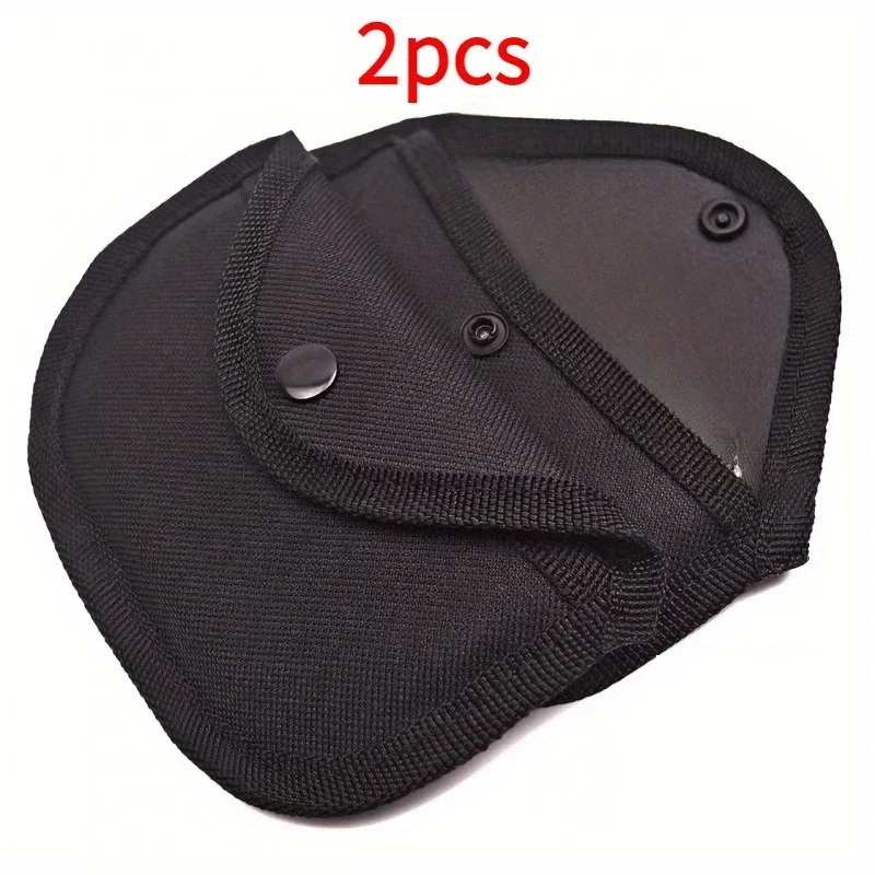 2pcs durable copper joint storage bags with safety buckle closure, portable home storage box, fabric material.