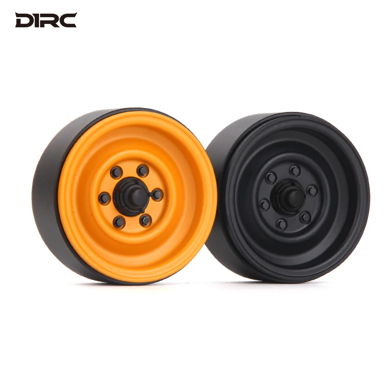 2pcs 1.7 Inch Metal Wheels Hub Camel Cup Rim for 1/10 RC Crawler Car RC4WD D90 D110 AXIAL SCX10 Traxxas TRX4 Defender TF2 Parts