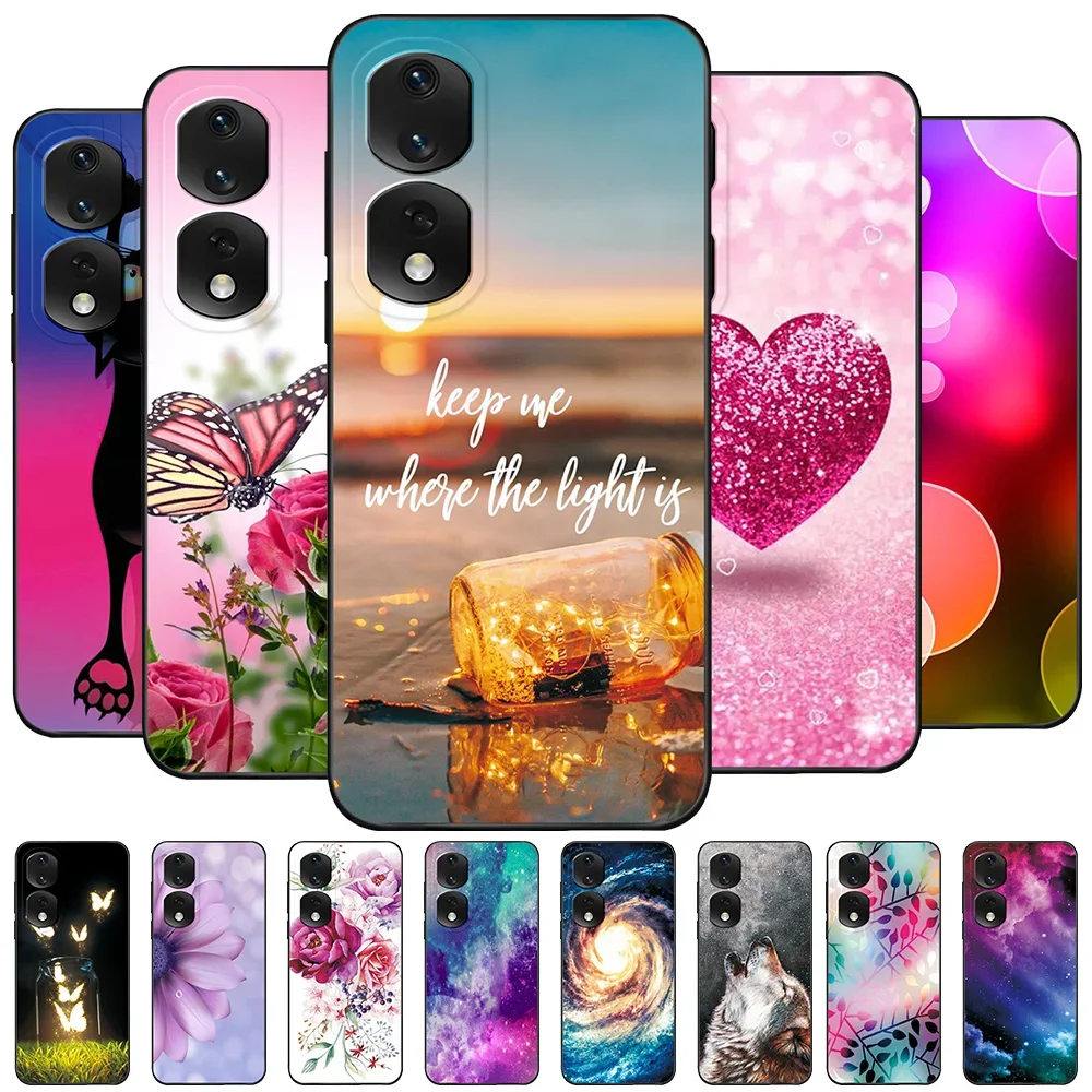 Case For Honor 90 Pro Coque For Honor90 Bumper TPU Soft Silicone Funda Phone Case For Huawei Honor 90 Lite Funda Back Cover