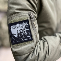 Dystopia Punk Rock Morale Tactical Patch Hook&Loop Patches Military Badge Backpack Stickers Armband Helmet Applique
