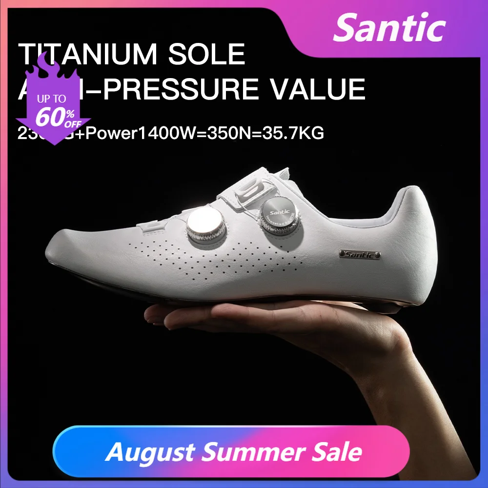 Sapatilha Ciclismo Santic Estrada Profissional Titânio