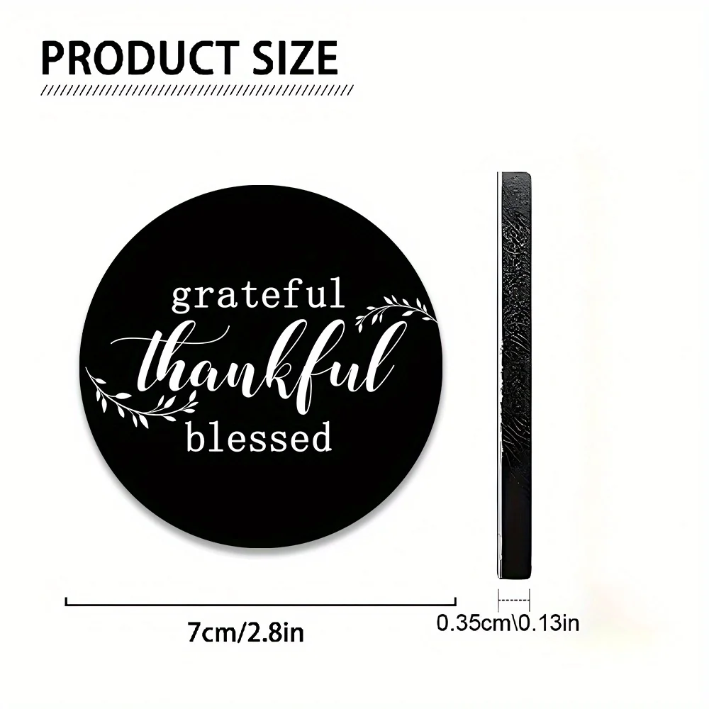 2pcs Thanksgiving Day Pattern Car Cup Coaster - Decorative Coaster For All Cars, Suitable For All Seasons, Unisex, Car Accessori