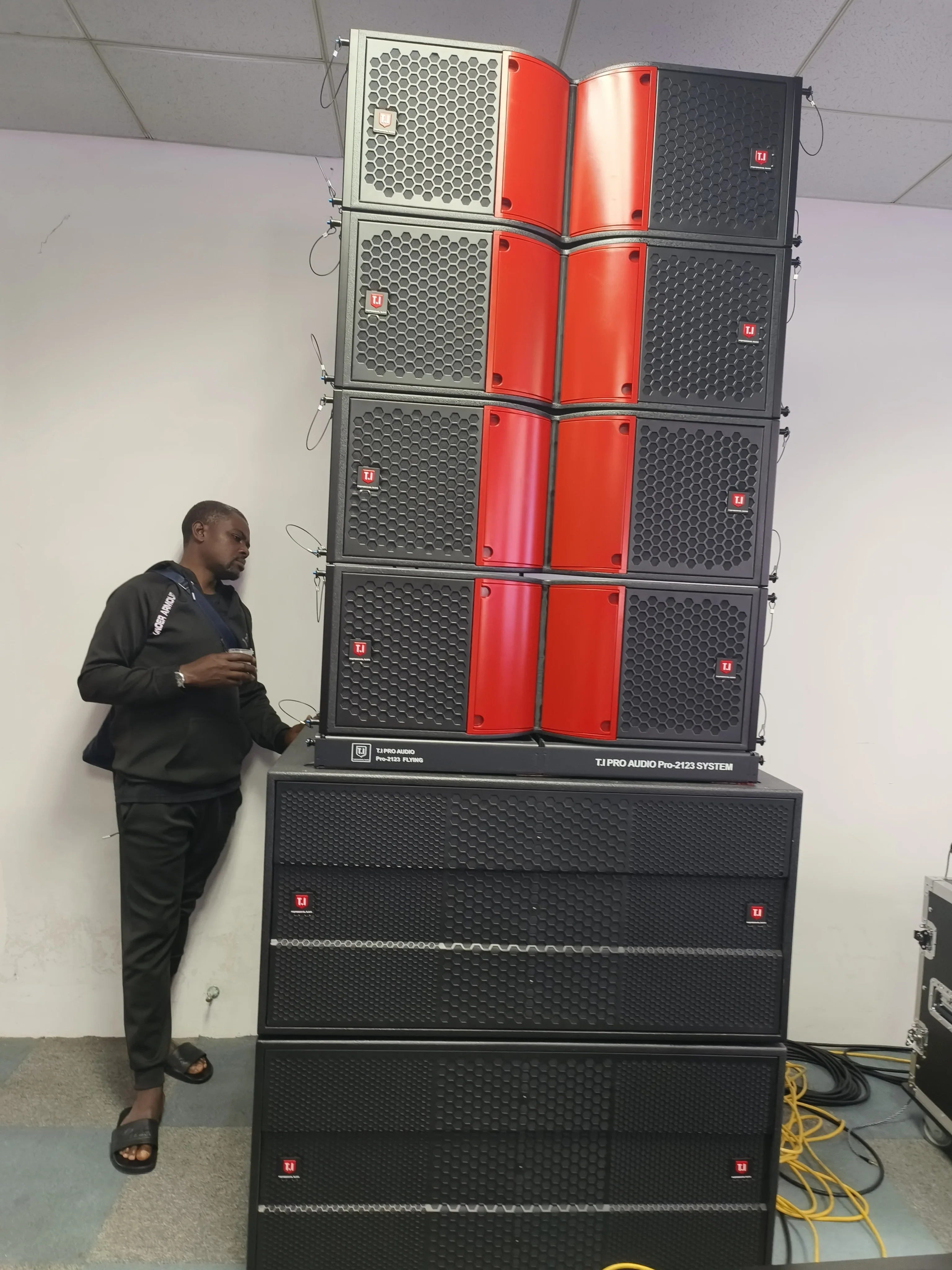 Professional Audio Stage Sound System Equipment Dual 12 Inch Three Way Passive Line Array Speakers For Church