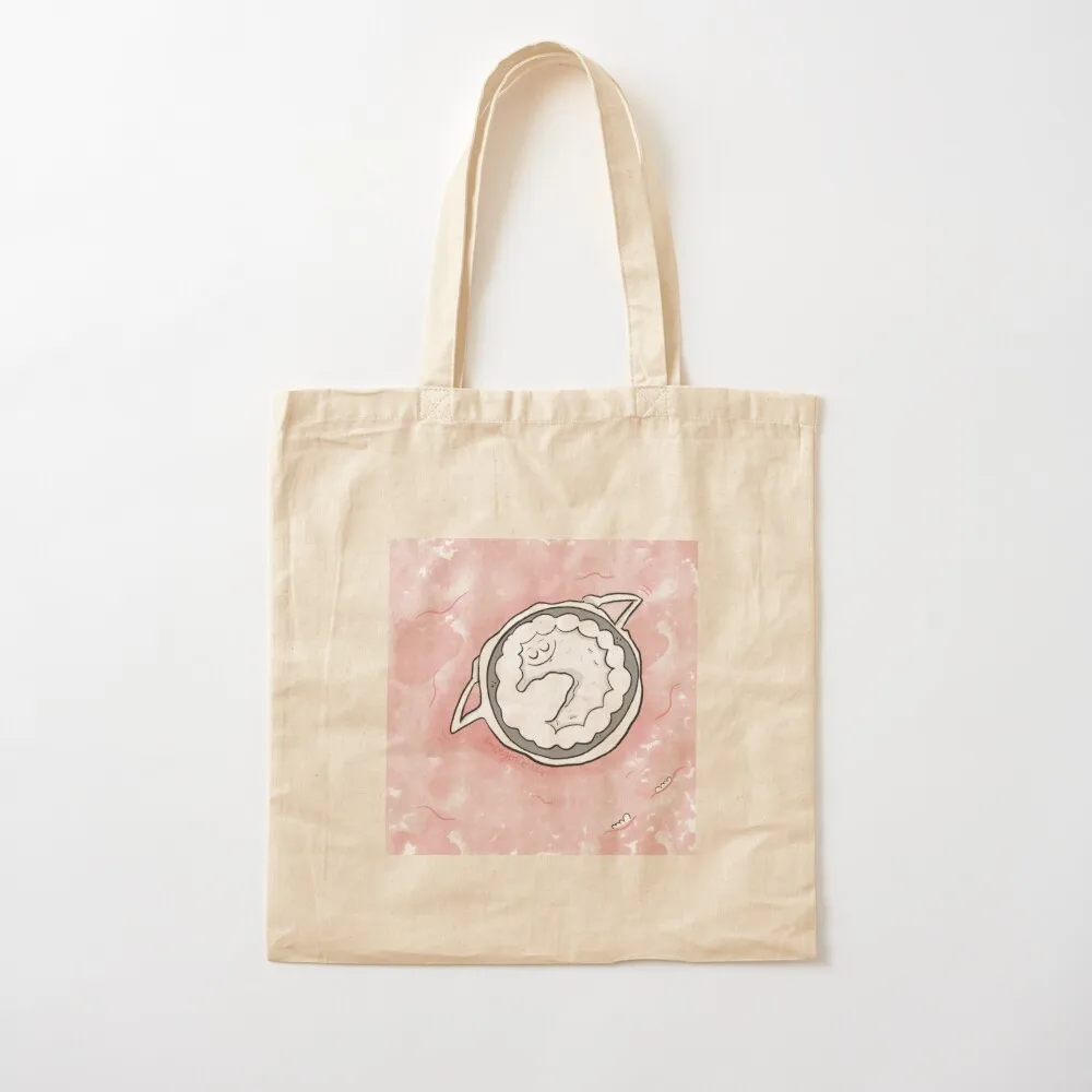 

Chilling embryo Tote Bag free delivery bags Customizable tote bag Women's handbag Canvas Tote Bag