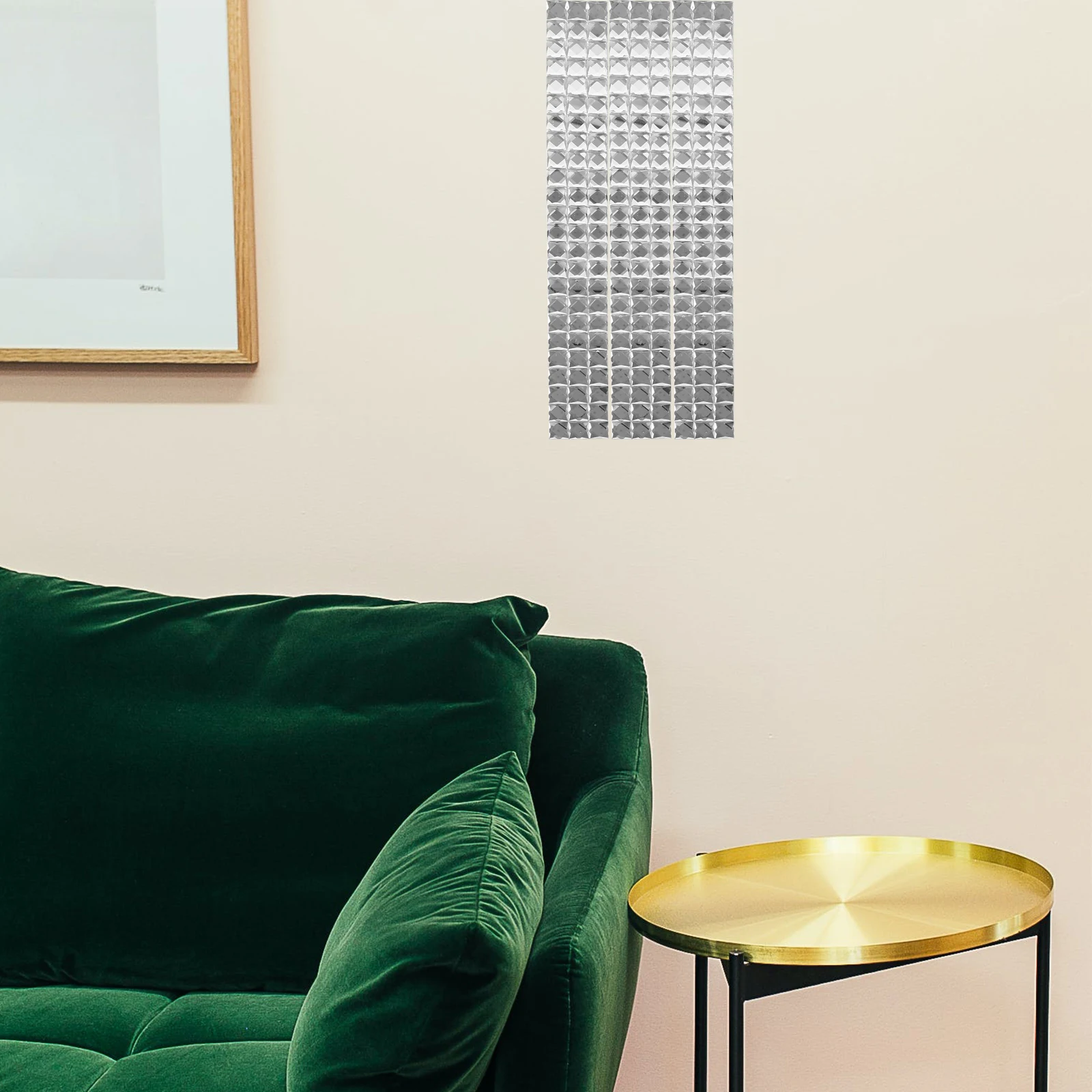 

10mm Glass Fiber Rhinestone Tiles DIY Home Craft Self adhesive Sticker 3cm Wide Durable Kitchen Wall Stickers