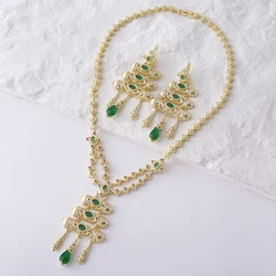 High Quality Moroccan Traditional Women'S Jewelry Bridal Wedding Luxury Necklace Earrings Jewelry Accessories Gifts
