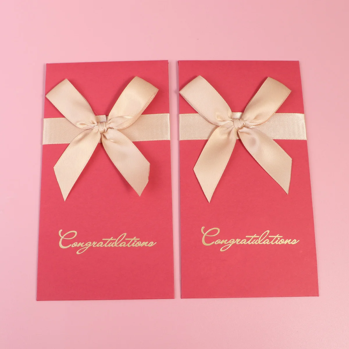 

2 PCs Wedding Party Envelope Special Gift Money Bag Bronzing Lucky Invitation Cards Envelopes