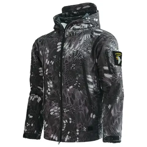 Winter Men TAD Shark Skin Military Windproof Tactical Softshell Jacket Waterproof Army soft shell Coat Windbreaker Rain