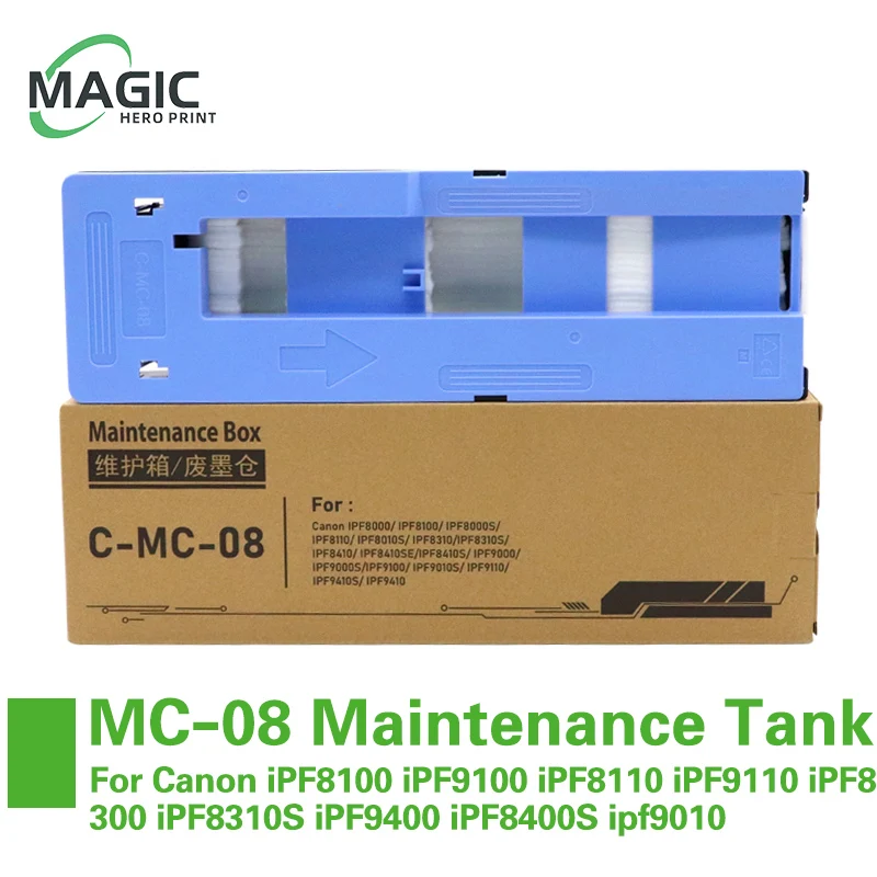 MC-08 Tanque de Manutenção Para Canon iPF8100 iPF9100 iPF8110 iPF9110 iPF8300 iPF8310S iPF9400 iPF8400S ipf9010 Cartucho de Manutenção