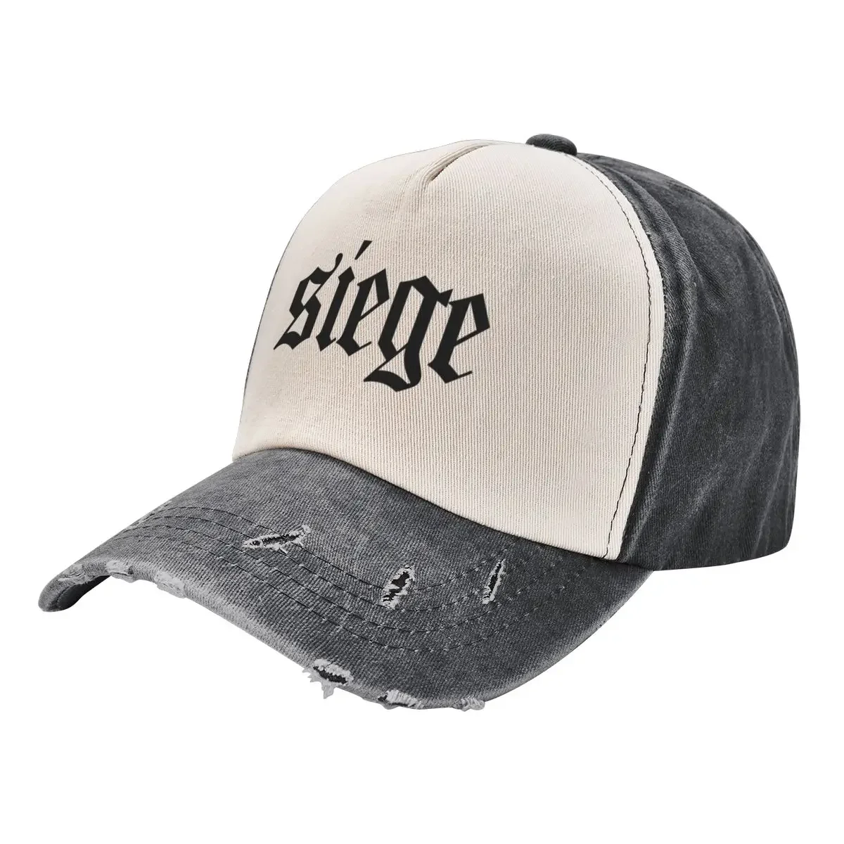 Black Siege Type Baseball Cap Anime Hat Hip Hop Snap Back Hat Men Women's