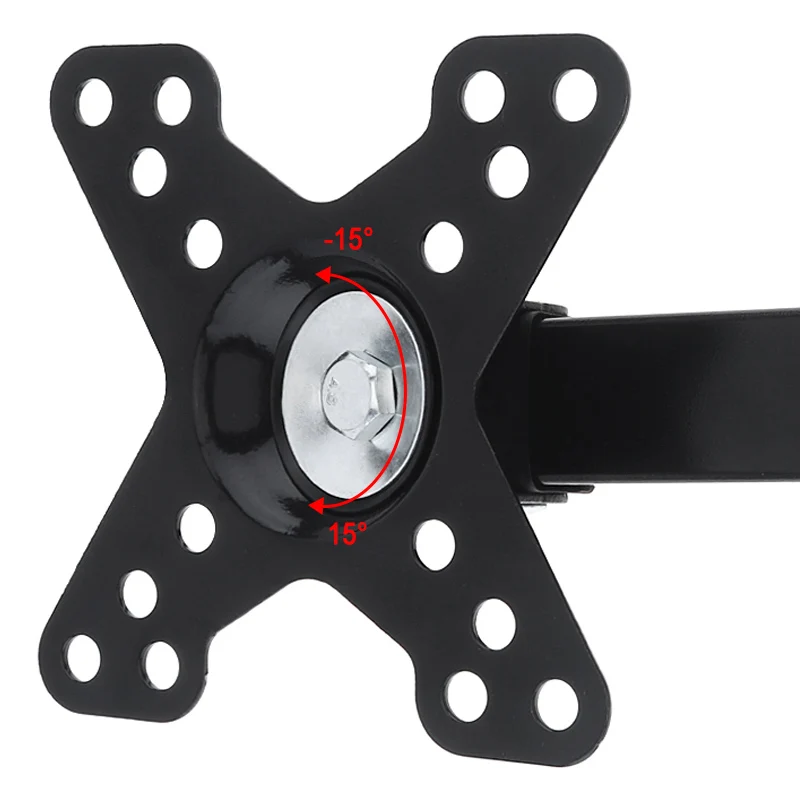 Universal 10KG Adjustable TV Wall Mount Bracket Flat Panel TV Frame Support 30 Degrees for 14-27 Inch LCD LED Monitor Flat Pan