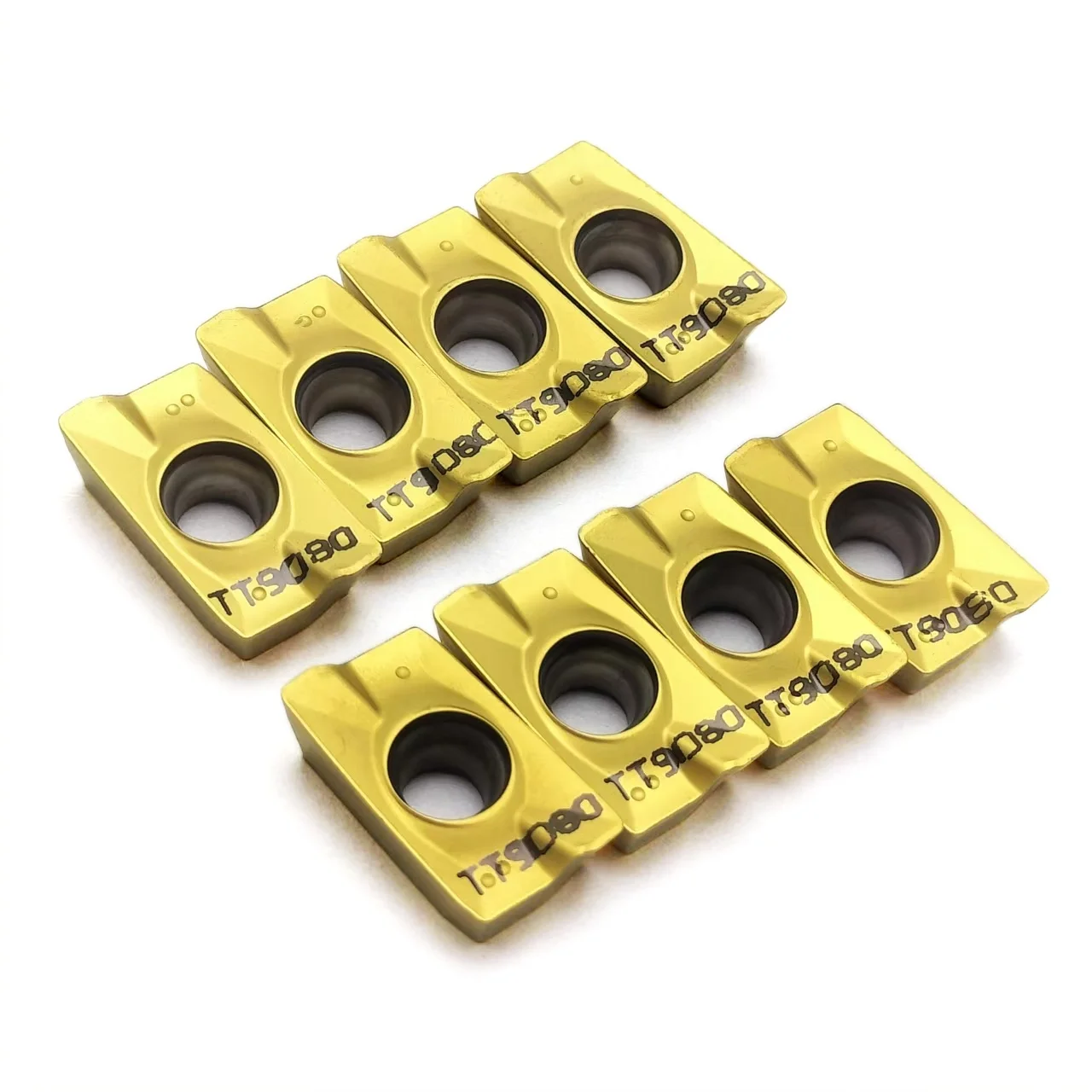 يتم استخدام إدراجات كربيد APMT1604PDER TT9080 الأصلية 100% APMT 1604 PDER TT9080 لمعالجة أجزاء الصلب والفولاذ المقاوم للصدأ #5