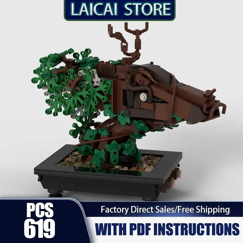 

Creative Series Moc Building Bricks Bonsai Dragon Model Technology Blocks Gift DlY Sets Construstion Assembly Holiday Toys