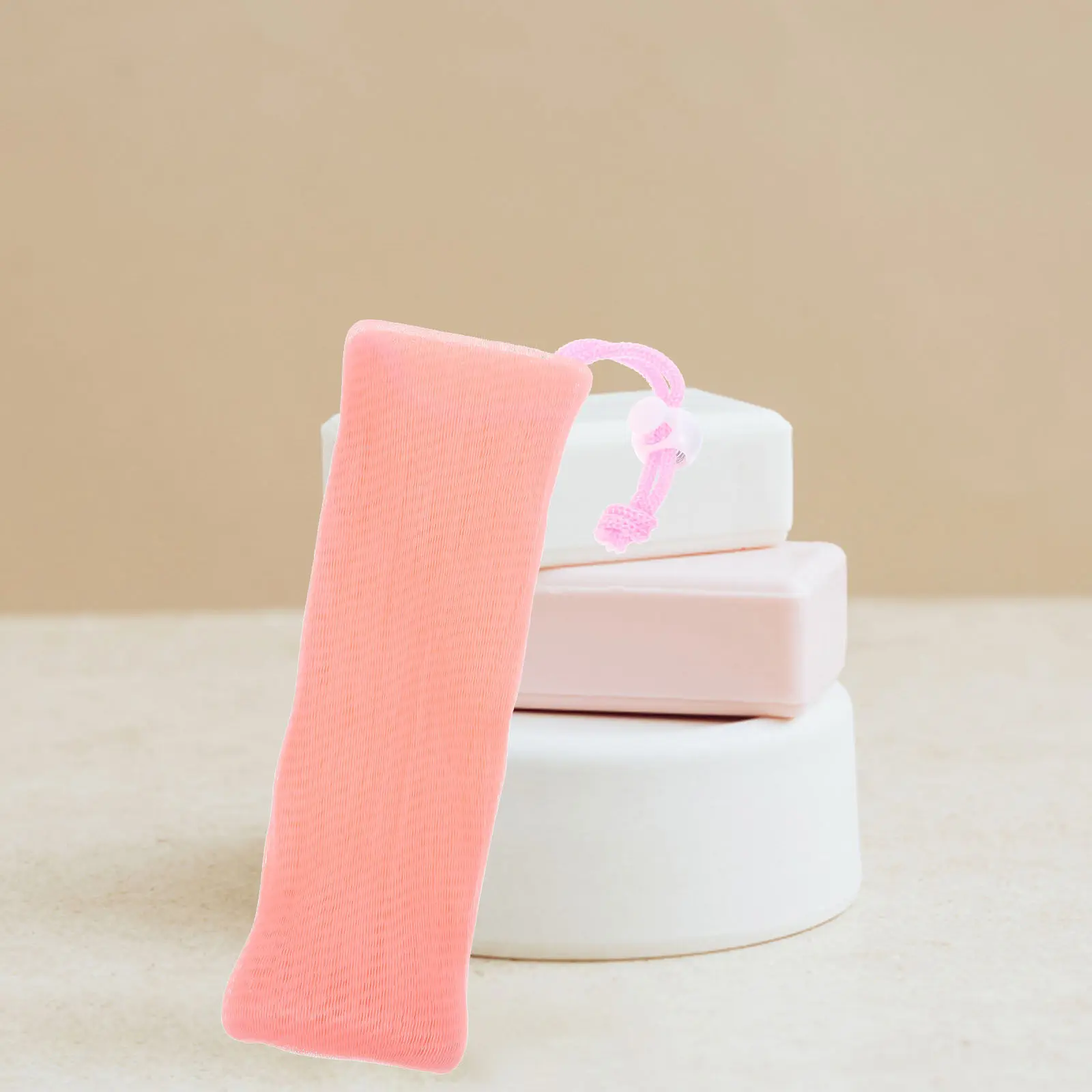 4Pcs Ultra-Fine Soap Mesh Bags for Facial Cleansing & Bathing – Foaming Exfoliator Pouches, Portable Drainable