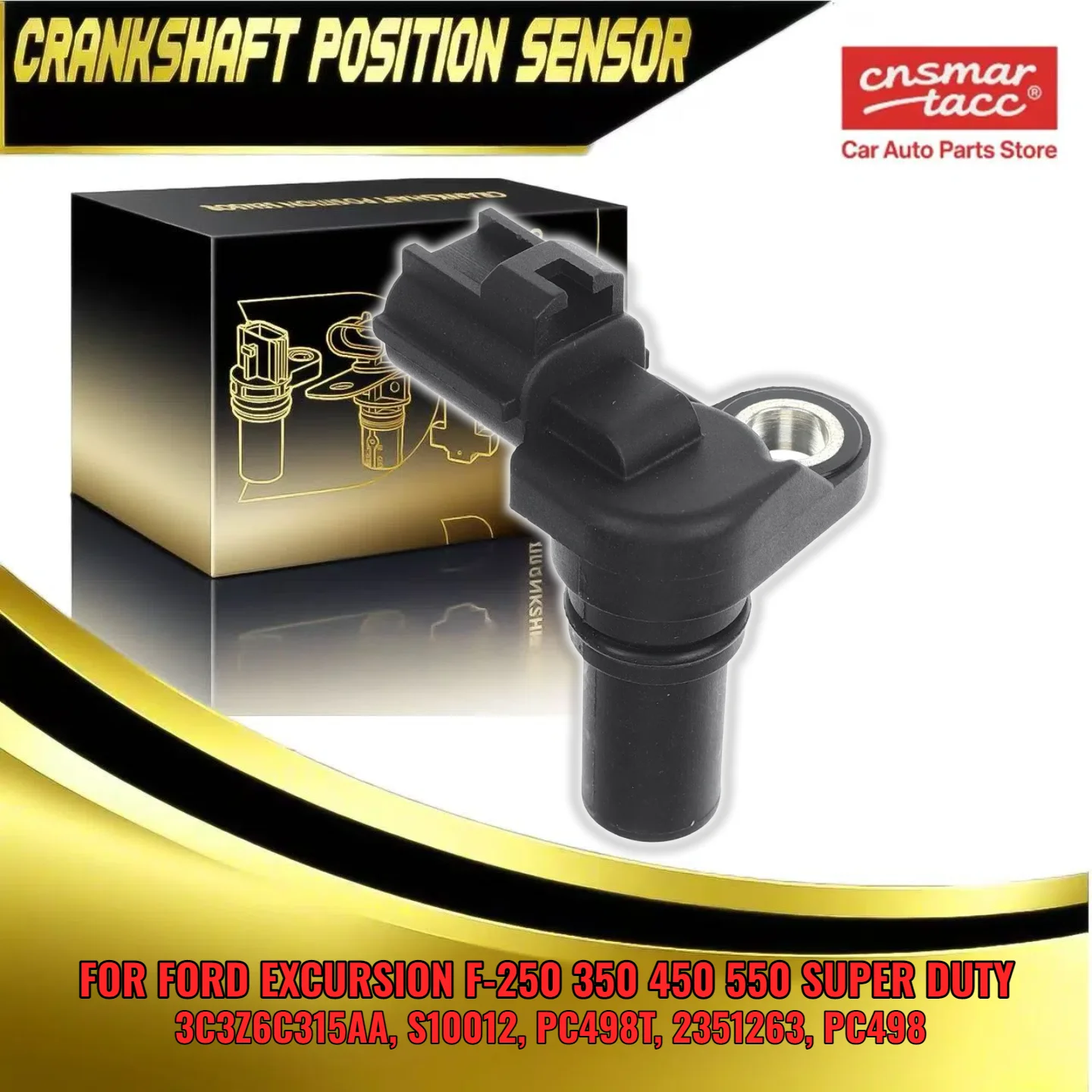 

Датчик положения коленчатого вала двигателя S10012 3C3Z6C315AA для Ford F-250 F-350 F-450 Super Duty E-350 2351263 PC498