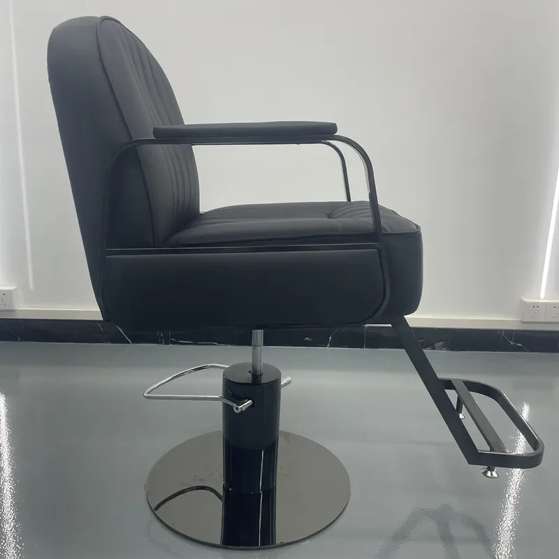 

Cosmetic Adjustable Barber Chairs Aesthetic Salon Spa Barber Chairs Reception Chaise Coiffeuse Commercial Furniture RR50BC