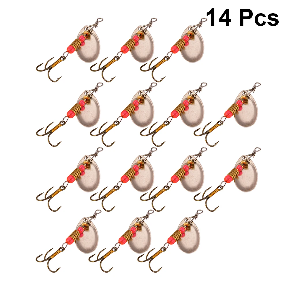 

14 Pcs Durable Lures Vibration Flash Supplies Accessories Easy Fishing Bait Bait Fishing Lures Catch Gifts Anglers