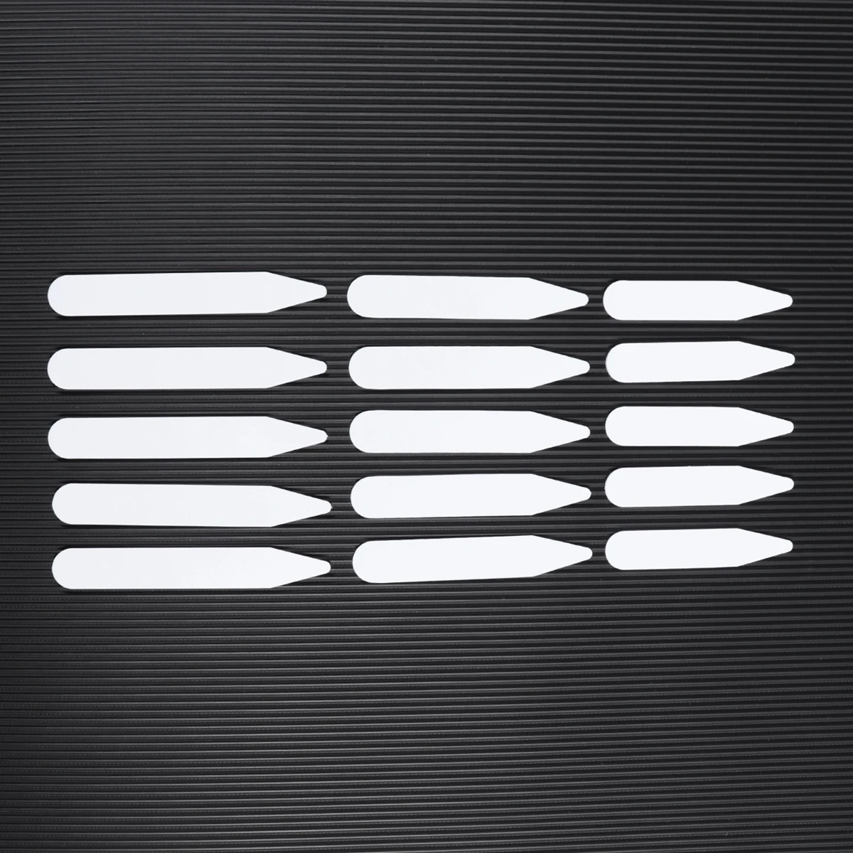 200 قطعة طوق يبقى الرجال القمصان مقوي هش البلاستيك الأبيض مقاسات متينة 2in 5 سنتيمتر 25in 62 سنتيمتر 28in 7 سنتيمتر #1