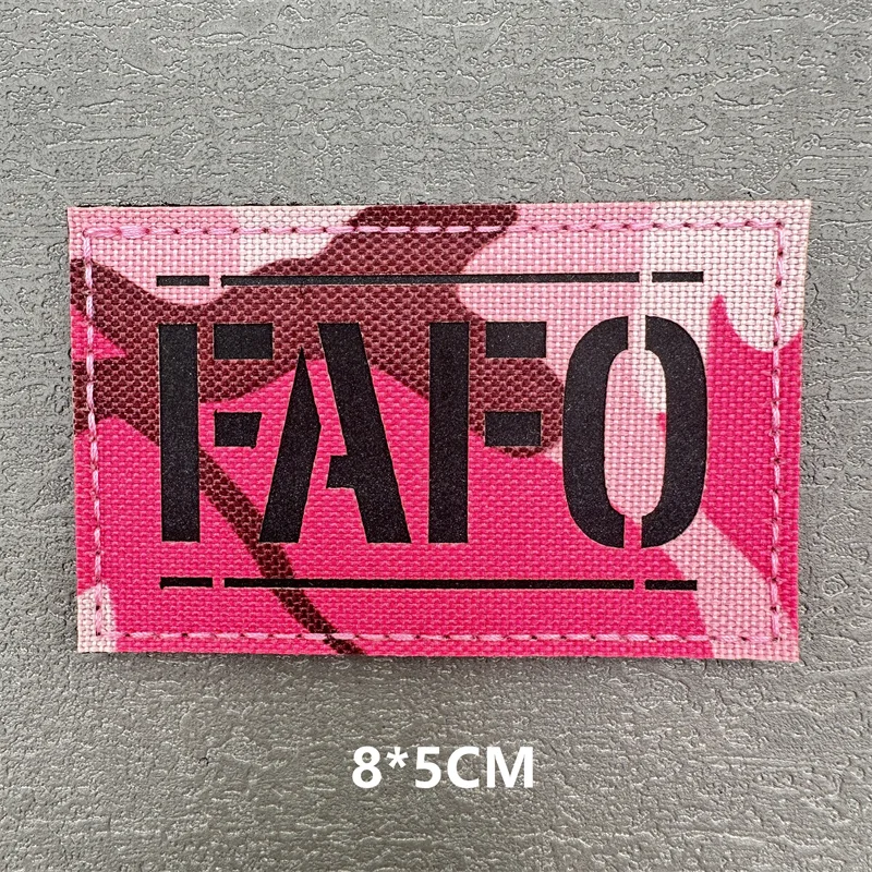 Parche táctico médico reflectante IR rosa para emergencias - imagen 3