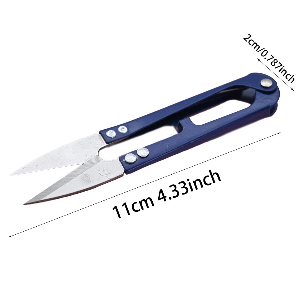 11x2cm Stainless Steel Sharp Mini Thread Snips Sewing Scissors for DIY Jewelry Making Beading Needlework Handmade Craft Supplies