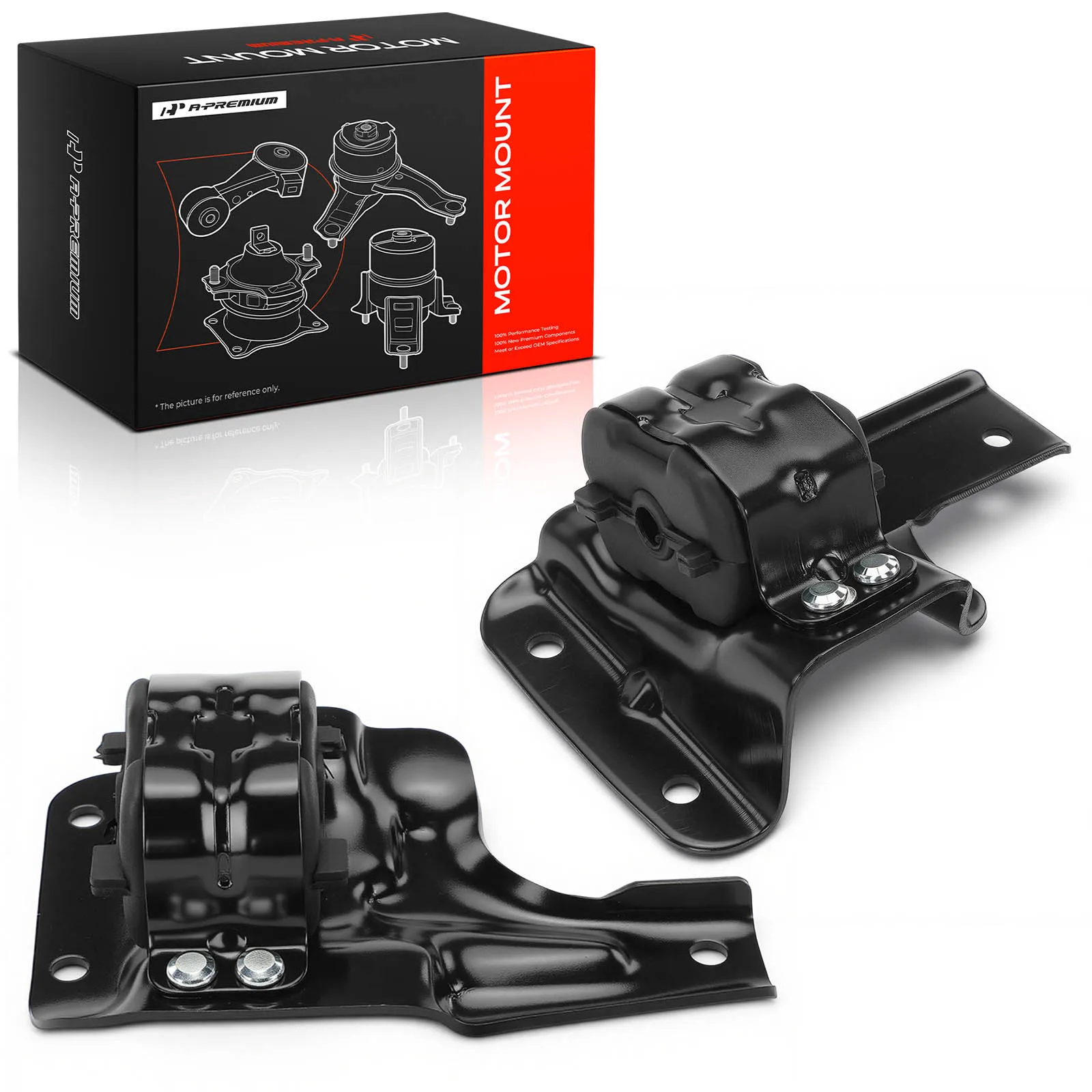 A-Premium 2pcs Front Engine Motor Mount for Ford F-150 1997-2003 F-250 1997-1999 F-150 Heritage 2004 Expedition 1997-2002