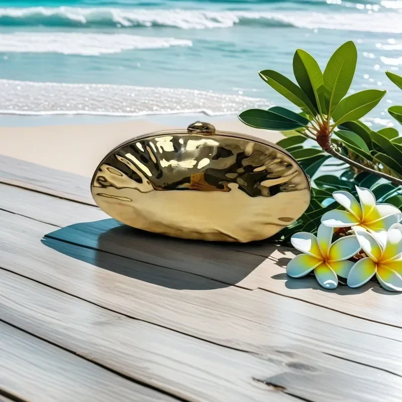 

Модная французская мраморная пряжка с замком, акриловая золотая ракушка, сумка для ужина, вечеринка, коробка для гусиных яиц, сумка через плечо, сумка из твердой оболочки