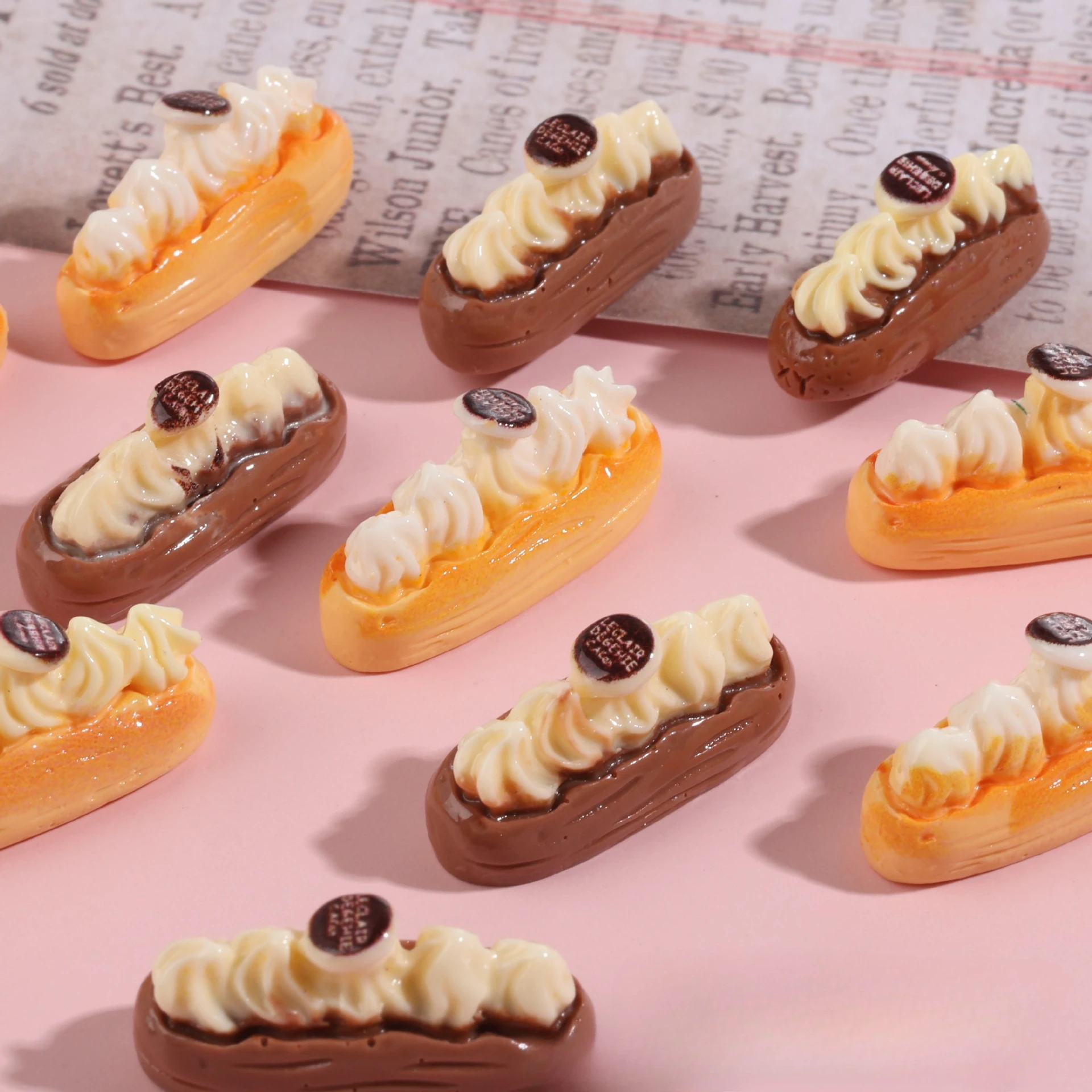 10pcs Mini French Fries Resin Model Cute 3D Fake Food Simulation DIY Accessories Dollhouse Micro Ornament Craft Home Decor