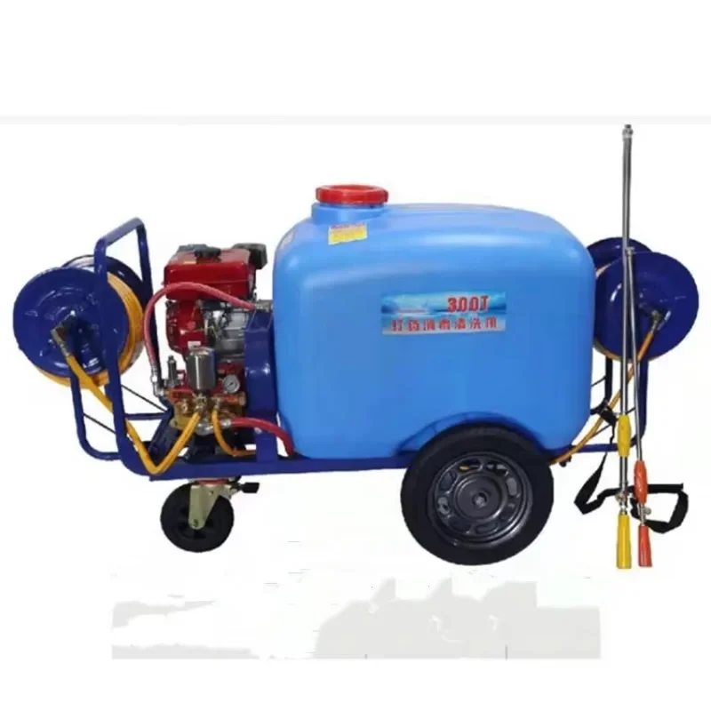 FOR wholesale 180L trolley 6.5HP gasoline engine agriculture 4 stroke petrol engine power pressure sprayer pump machine