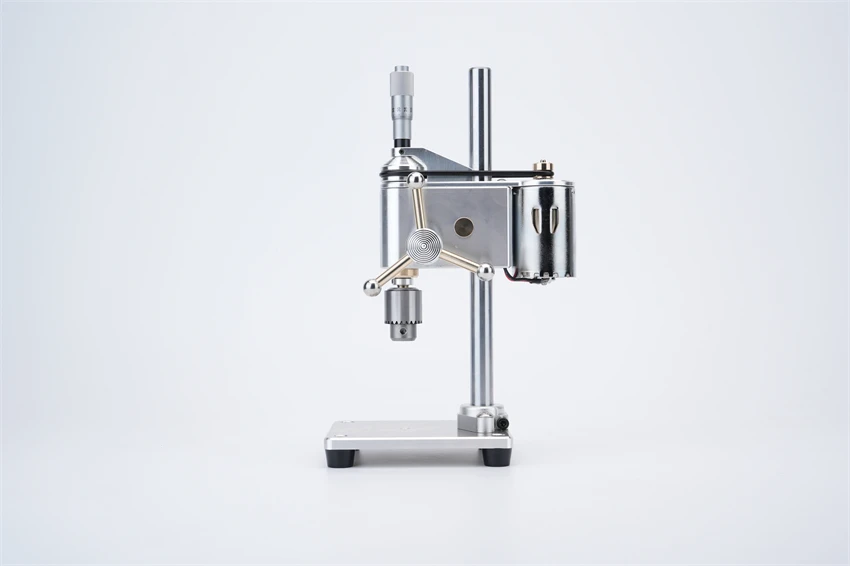 Micro Bench Drill 0.3-4mm Mini Drilling Machine Precision Watch Repair Tool Bench Drill With Speed Adjustable Power Adapter 220V
