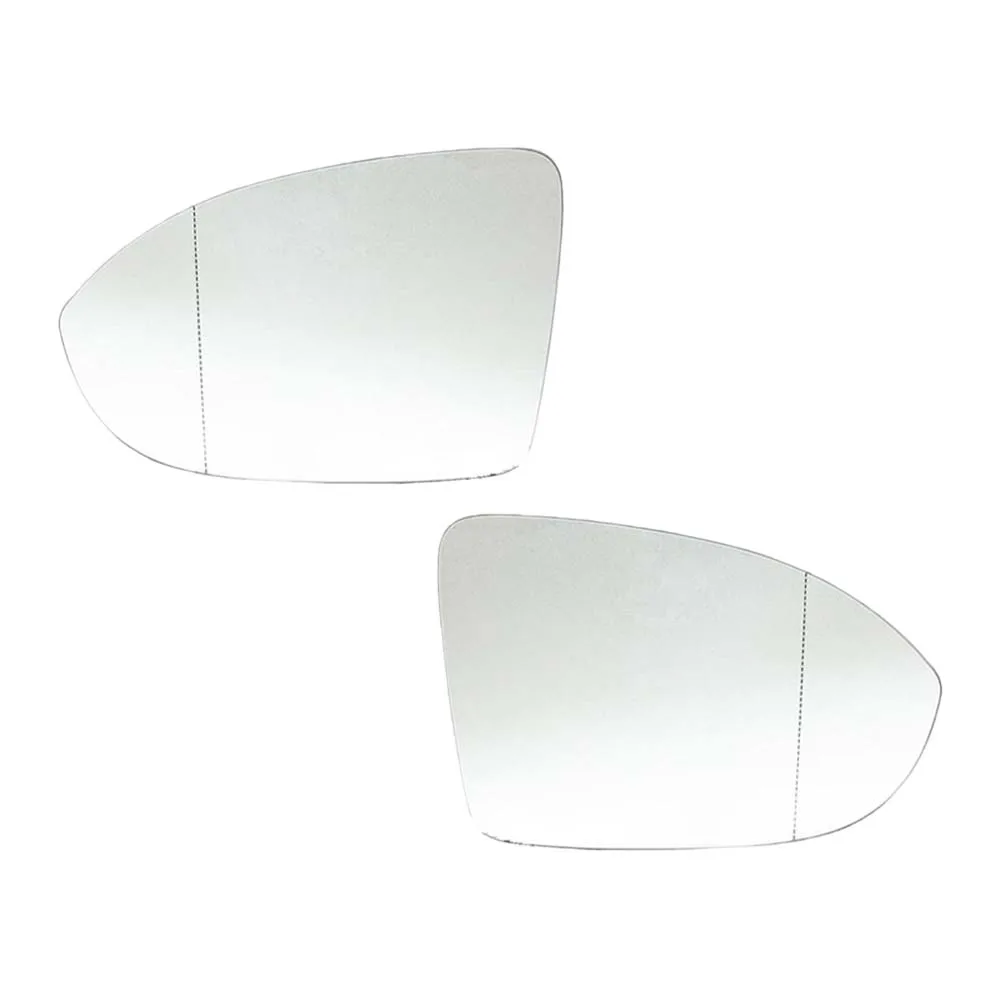 سيارة زاوية واسعة ساخنة مرآة الرؤية الخلفية عدسة ل Volkswagen Golf 8 MK8 VIll GTI R 2021 2022 2023 اكسسوارات السيارات معكوسة الزجاج