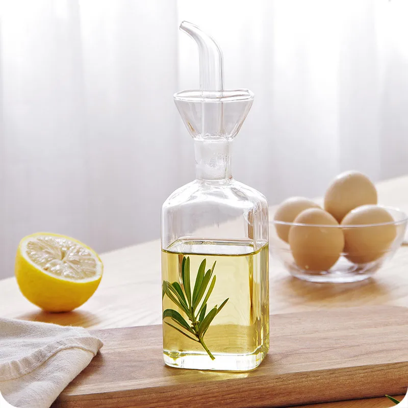 125/250/500ML Capacity Oil Bottle Glass Sales Vinegar Pot Seasoning Bottles Seasoning Bottle Sesame Soy Sauce Bottles Oil Tanks