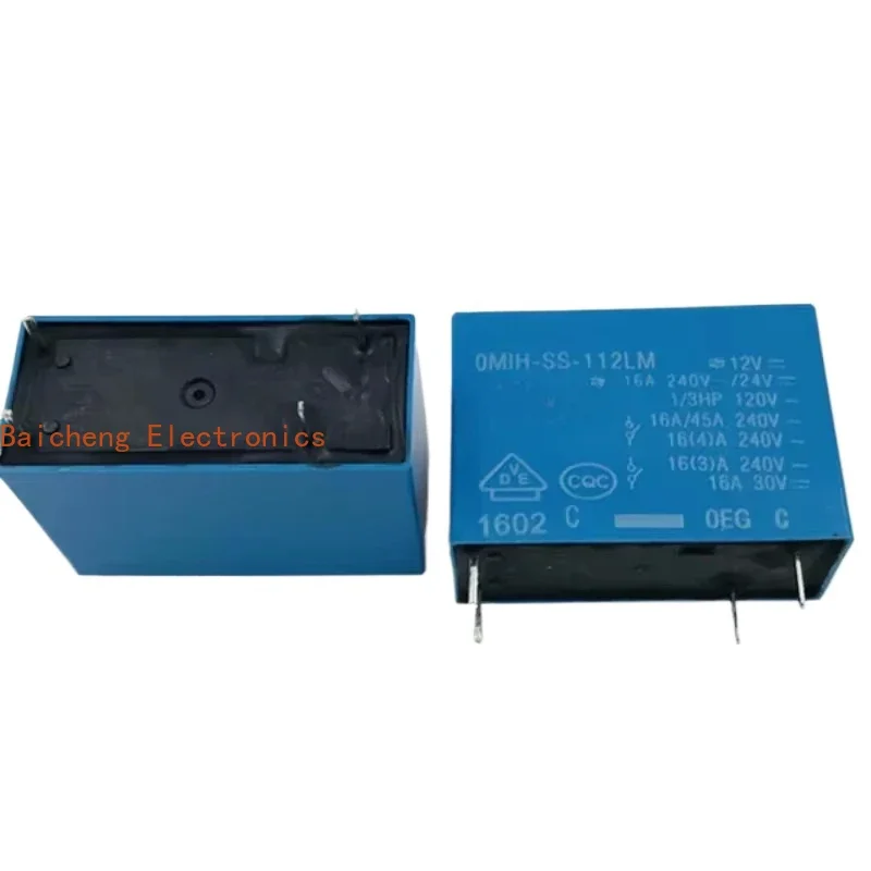 1PCS 100% original genuine relay OMIH-SS-112LM OMIH-SS-124LM 12V 24V 4pins 16A power relay