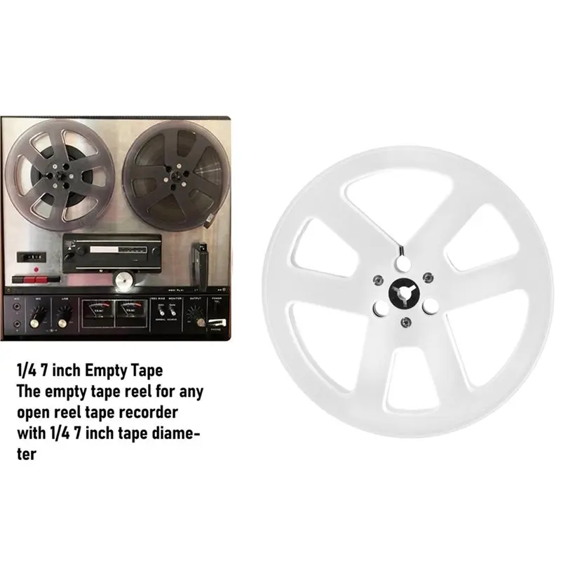 Take Up 1/4 7 Inch Empty Reel To Reel Hub For TEAC/Revox Studer Reel-To-Reel Recorders Accessory B