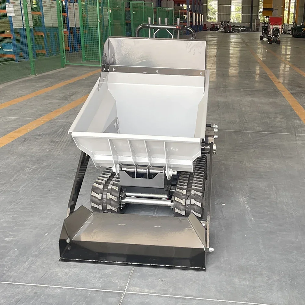 Mini-Raupenkipper, multifunktionaler Kipper, 500 kg, Mini-Transportwagen, Muldenkipper, Bau