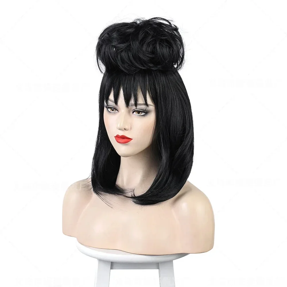 Lydia Deetz-Cosplay Wig for Women, Headgear by The Underworld Mage, Halloween Party Wigs