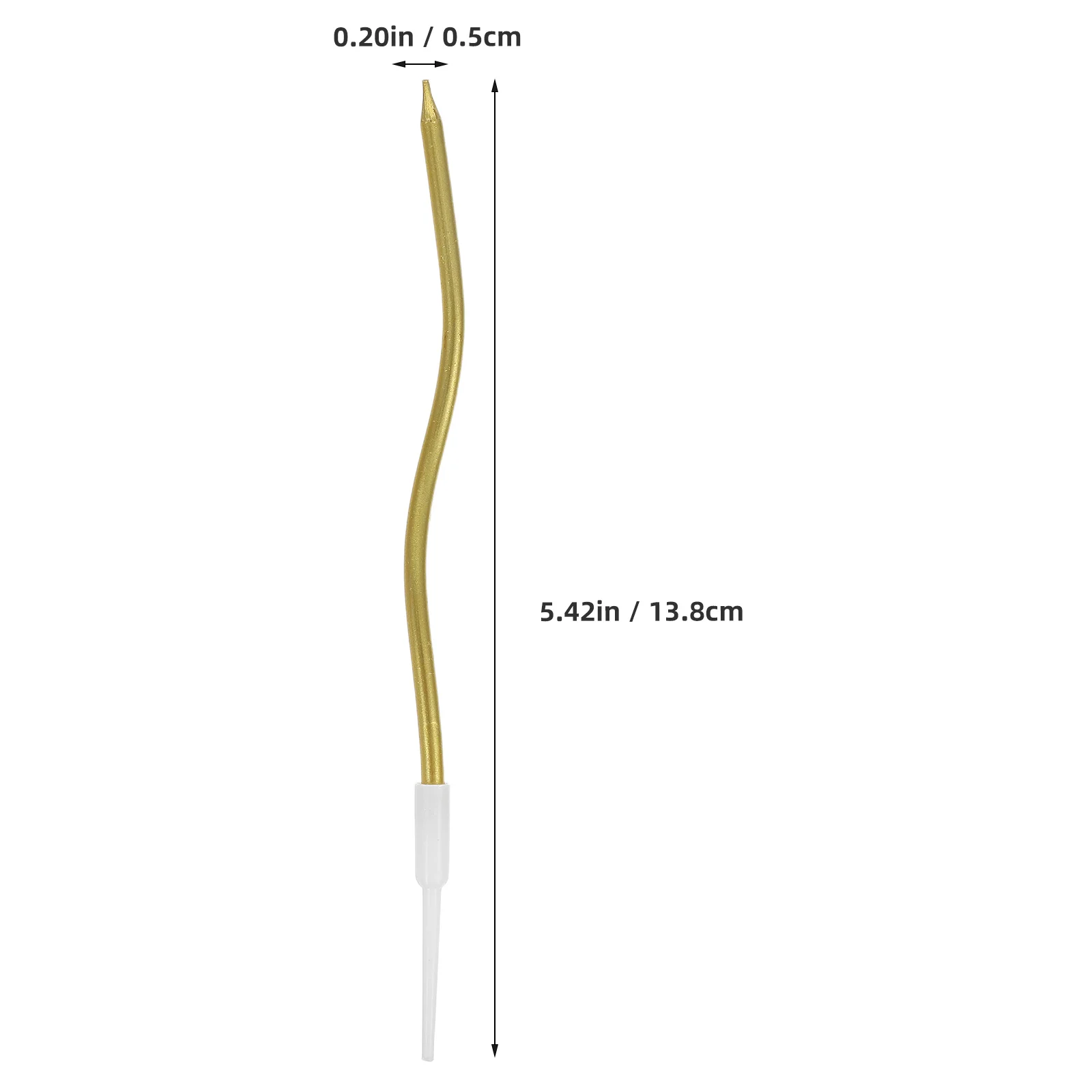 72 قطعة من شموع عيد الميلاد لحفلات الكيك لتزيين حفلات الكب كيك