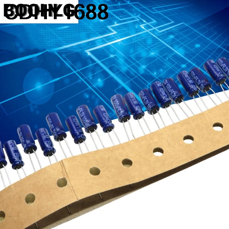 20 ชิ้น 100UF 6.3V ตัวเก็บประจุเสียงคุณภาพสูง 6.3V 100UF 5X11 M Lanpao Audio