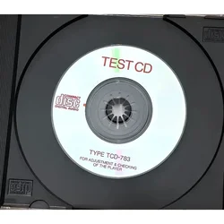 CD 플레이어 및 CD 드라이브 검사용 테스트 CD TCD-783, 8cm 싱글 CD,CD-DA,20 분 컴팩트 디스크 디지털 오디오 호환, 2 초
